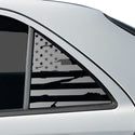 Fits Mercedes-Benz C280 1994-2000 Quarter Window American Flag Vinyl Decal Stickers - Bogar Tech Designs