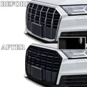 Fits Audi Q7 2020-2024 Vinyl Chrome Delete Grille Blackout Decal Stickers Overlay Film - Bogar Tech Designs