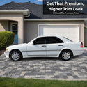 Fits Mercedes-Benz C280 1994-2000 Vinyl Chrome Delete Grille Blackout Decal Stickers Overlay Film - Bogar Tech Designs