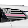 Fits Toyota Crown Signia 2025-2027 Quarter Window American Flag Vinyl Decal Stickers - Bogar Tech Designs