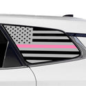 Fits Toyota Crown Signia 2025-2027 Quarter Window American Flag Vinyl Decal Stickers - Bogar Tech Designs