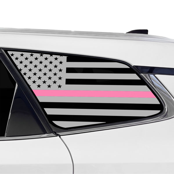 Fits Toyota Crown Signia 2025-2027 Quarter Window American Flag Vinyl Decal Stickers - Bogar Tech Designs