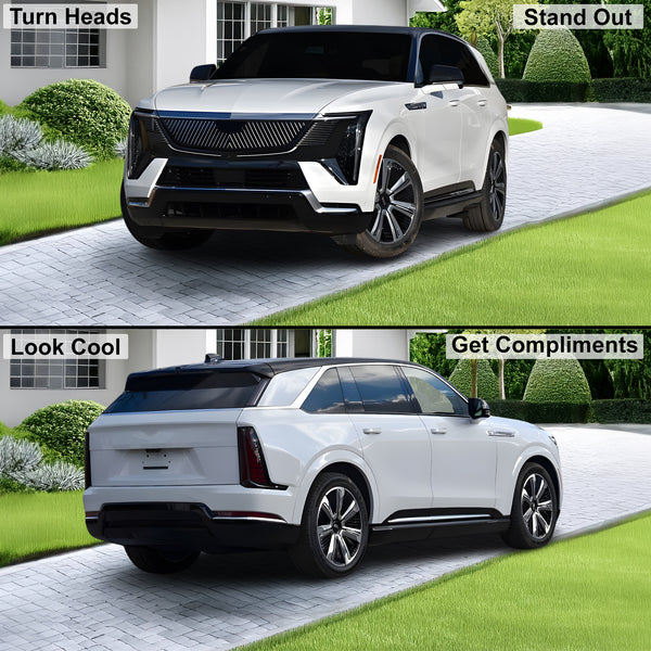 Fits Cadillac Escalade IQ 2025-2026 Full Headlight Taillight Precut Smoked PPF Tint Kit Film Overlay  - Bogar Tech Designs
