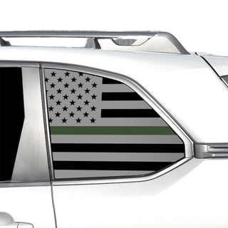 Fits Subaru Forester 2025-2027 Quarter Window American Flag Vinyl Decal Stickers - Bogar Tech Designs