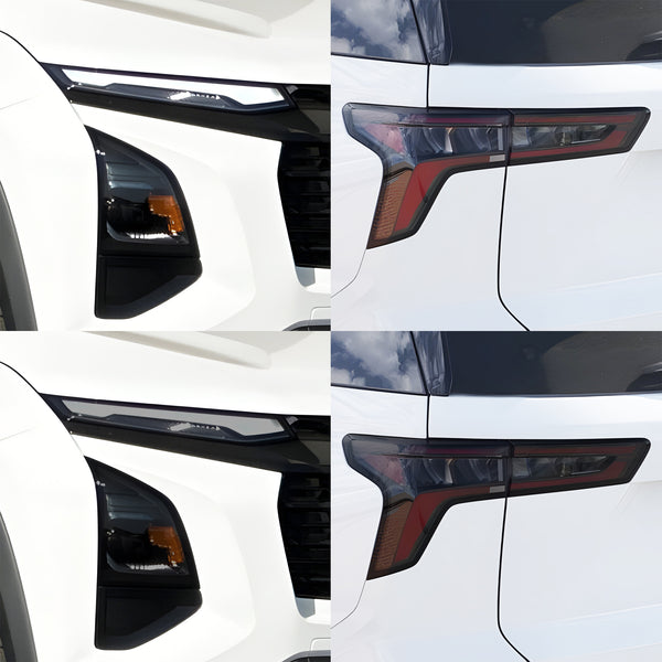 Fits Chevrolet Equinox 2025-2026 Full Headlight Taillight Precut Smoked PPF Tint Kit Film Overlay  - Bogar Tech Designs