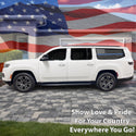 Fits Jeep Grand Wagoneer L 2022-2027 Quarter Window American Flag Vinyl Decal Stickers - Bogar Tech Designs