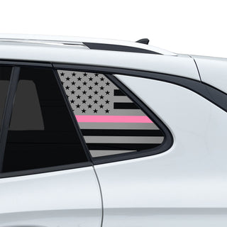 Fits Volkswagen Tiguan 2025-2027 Quarter Window American Flag Vinyl Decal Stickers - Bogar Tech Designs