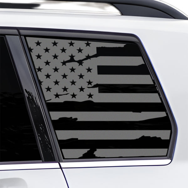 Fits Mercedes-Benz GLK 2010-2015 Quarter Window American Flag Vinyl Decal Stickers - Bogar Tech Designs