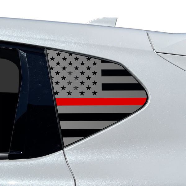 Fits Acura ADX 2025-2026 Quarter Window American Flag Vinyl Decal Stickers - Bogar Tech Designs