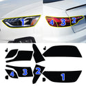 Fits Audi A4 2020-2025 Full Headlight Taillight Precut Smoked PPF Tint Kit Film Overlay  - Bogar Tech Designs