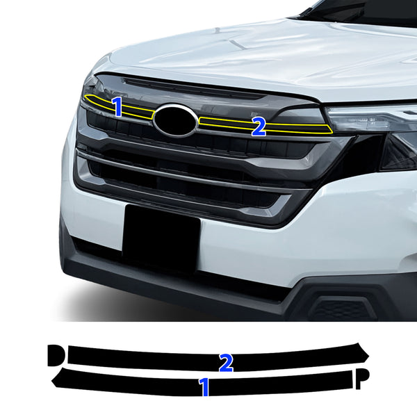 Fits Subaru Forester 2025-2027 Vinyl Chrome Delete Grille Blackout Decal Stickers Overlay Film - Bogar Tech Designs