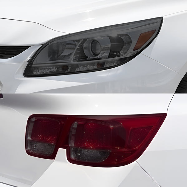 Fits Chevrolet Malibu 2013-2015 Full Headlight Taillight Precut Smoked PPF Tint Kit Film Overlay  - Bogar Tech Designs