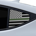 Fits Hyundai Elantra 2017-2018 Quarter Window American Flag Vinyl Decal Stickers - Bogar Tech Designs