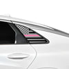 Fits Kia K5 2021-2026 Quarter Window American Flag Vinyl Decal Stickers - Bogar Tech Designs