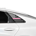 Fits Kia K5 2021-2026 Quarter Window American Flag Vinyl Decal Stickers - Bogar Tech Designs