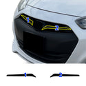 Fits Hyundai Genesis Coupe 2013-2016 Vinyl Chrome Delete Grille Blackout Decal Stickers Overlay Film - Bogar Tech Designs