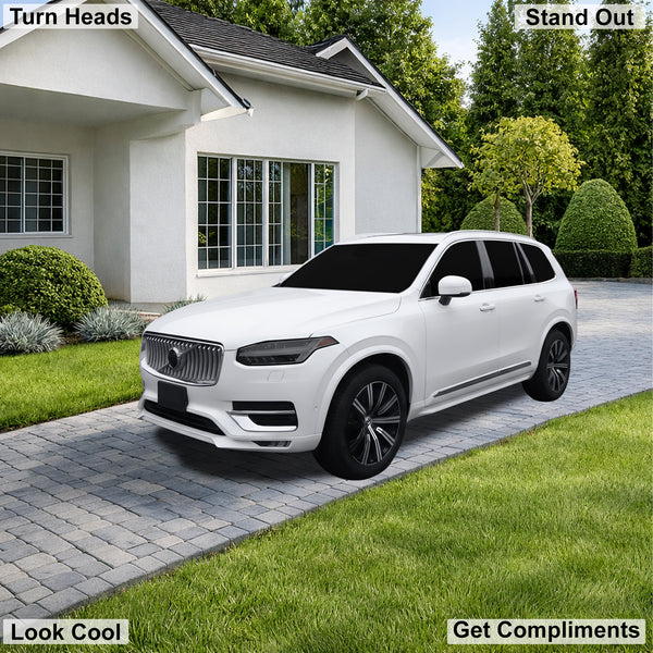 Fits Volvo XC90 2016-2025 Full Headlight Taillight Precut Smoked PPF Tint Kit Film Overlay  - Bogar Tech Designs
