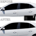 Fits Chevrolet Malibu 2013-2015 Vinyl Chrome Delete Grille Blackout Decal Stickers Overlay Film - Bogar Tech Designs