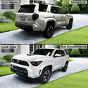 Fits Toyota 4Runner 2025-2026 Full Headlight Taillight Precut Smoked PPF Tint Kit Film Overlay  - Bogar Tech Designs