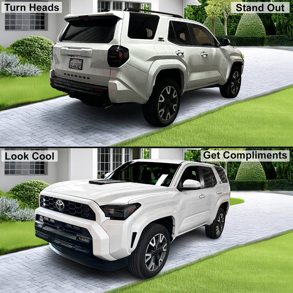 Fits Toyota 4Runner 2025-2026 Full Headlight Taillight Precut Smoked PPF Tint Kit Film Overlay  - Bogar Tech Designs