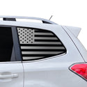 Fits Subaru Forester 2014-2018 Quarter Window American Flag Vinyl Decal Stickers - Bogar Tech Designs
