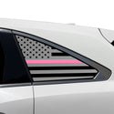 Fits Acura MDX 2014-2020 Quarter Window American Flag Vinyl Decal Stickers - Bogar Tech Designs