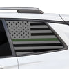 Fits Honda Passport 2019-2025 Quarter Window American Flag Vinyl Decal Stickers - Bogar Tech Designs