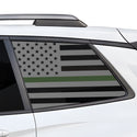 Fits Honda Passport 2019-2025 Quarter Window American Flag Vinyl Decal Stickers - Bogar Tech Designs
