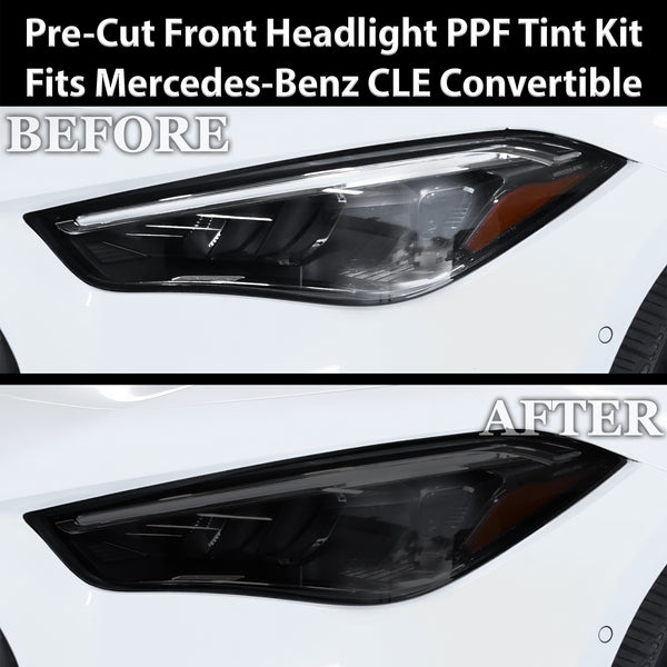 Fits Mercedes-Benz CLE 2024-2026 Full Headlight Taillight Precut Smoked PPF Tint Kit Film Overlay  - Bogar Tech Designs