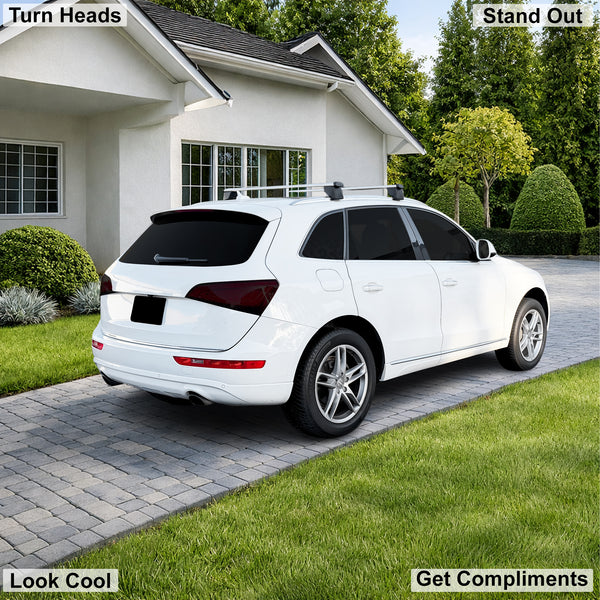 Fits Audi Q5 2013-2017 Full Headlight Taillight Precut Smoked PPF Tint Kit Film Overlay  - Bogar Tech Designs