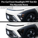 Fits Hyundai Kona 2024-2026 Full Headlight Taillight Precut Smoked PPF Tint Kit Film Overlay  - Bogar Tech Designs