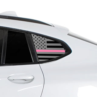 Fits BMW X4 2019-2026 Quarter Window American Flag Vinyl Decal Stickers - Bogar Tech Designs