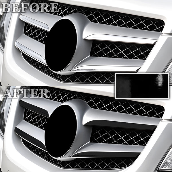 Fits Mercedes-Benz GLK 2013-2015 Vinyl Chrome Delete Grille Blackout Decal Stickers Overlay Film - Bogar Tech Designs