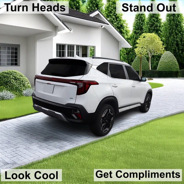 Fits Kia Seltos 2024-2025 Full Headlight Taillight Precut Smoked PPF Tint Kit Film Overlay  - Bogar Tech Designs