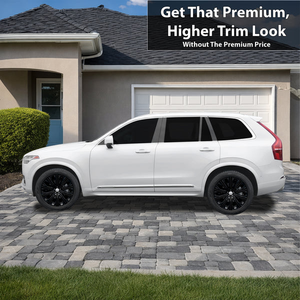 Fits Volvo XC90 2020-2025 Vinyl Chrome Delete Grille Blackout Decal Stickers Overlay Film - Bogar Tech Designs