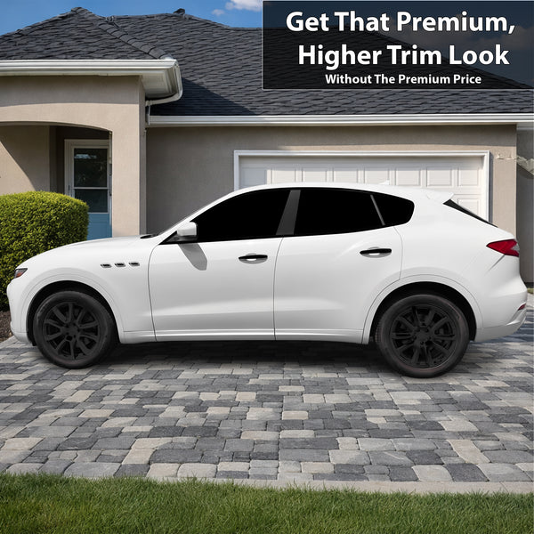 Fits Maserati Levante 2017-2020 Vinyl Chrome Delete Grille Blackout Decal Stickers Overlay Film - Bogar Tech Designs