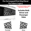 Fits Subaru Legacy 2020-2025 Animal Leopard Cheetah Cow Window Vinyl Decal Stickers - Bogar Tech Designs