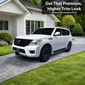 Fits Nissan Armada 2017-2020 Vinyl Chrome Delete Grille Blackout Decal Stickers Overlay Film - Bogar Tech Designs