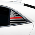 Fits Chevrolet Malibu 2013-2015 Quarter Window American Flag Vinyl Decal Stickers - Bogar Tech Designs