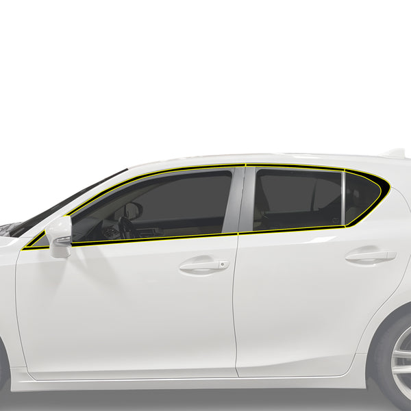 Fits Lexus CT200 2014-2018 Vinyl Chrome Delete Grille Blackout Decal Stickers Overlay Film - Bogar Tech Designs