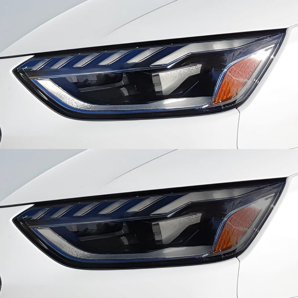 Fits Audi A4 2020-2025 Full Headlight Taillight Precut Smoked PPF Tint Kit Film Overlay  - Bogar Tech Designs