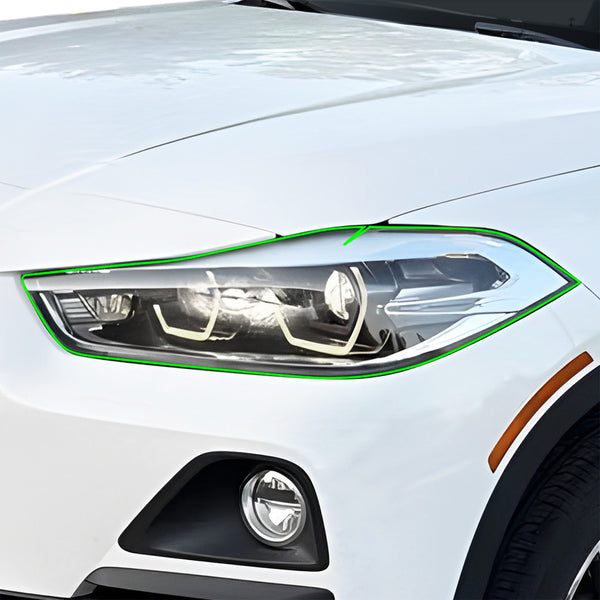 Fits BMW X2 2018-2023 Full Headlight Taillight Precut Smoked PPF Tint Kit Film Overlay  - Bogar Tech Designs