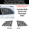 Fits Mercedes-Benz GLS 2024-2026 Animal Leopard Cheetah Cow Window Vinyl Decal Stickers - Bogar Tech Designs