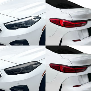 Fits BMW 2 Series 2020-2024 Full Headlight Taillight Precut Smoked PPF Tint Kit Film Overlay  - Bogar Tech Designs