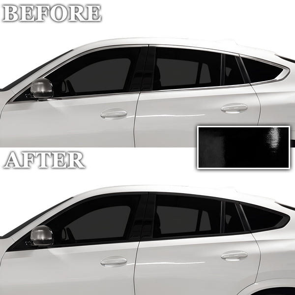 Fits BMW X6 2019-2023 Vinyl Chrome Delete Grille Blackout Decal Stickers Overlay Film - Bogar Tech Designs