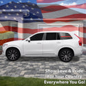 Fits Volvo XC90 2020-2025 Quarter Window American Flag Vinyl Decal Stickers - Bogar Tech Designs