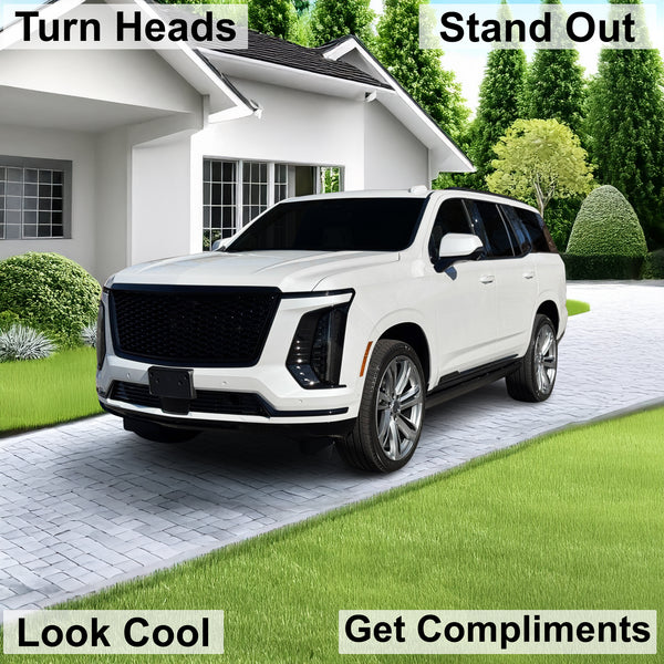 Fits Cadillac Escalade 2025-2026 Full Headlight Taillight Precut Smoked PPF Tint Kit Film Overlay  - Bogar Tech Designs