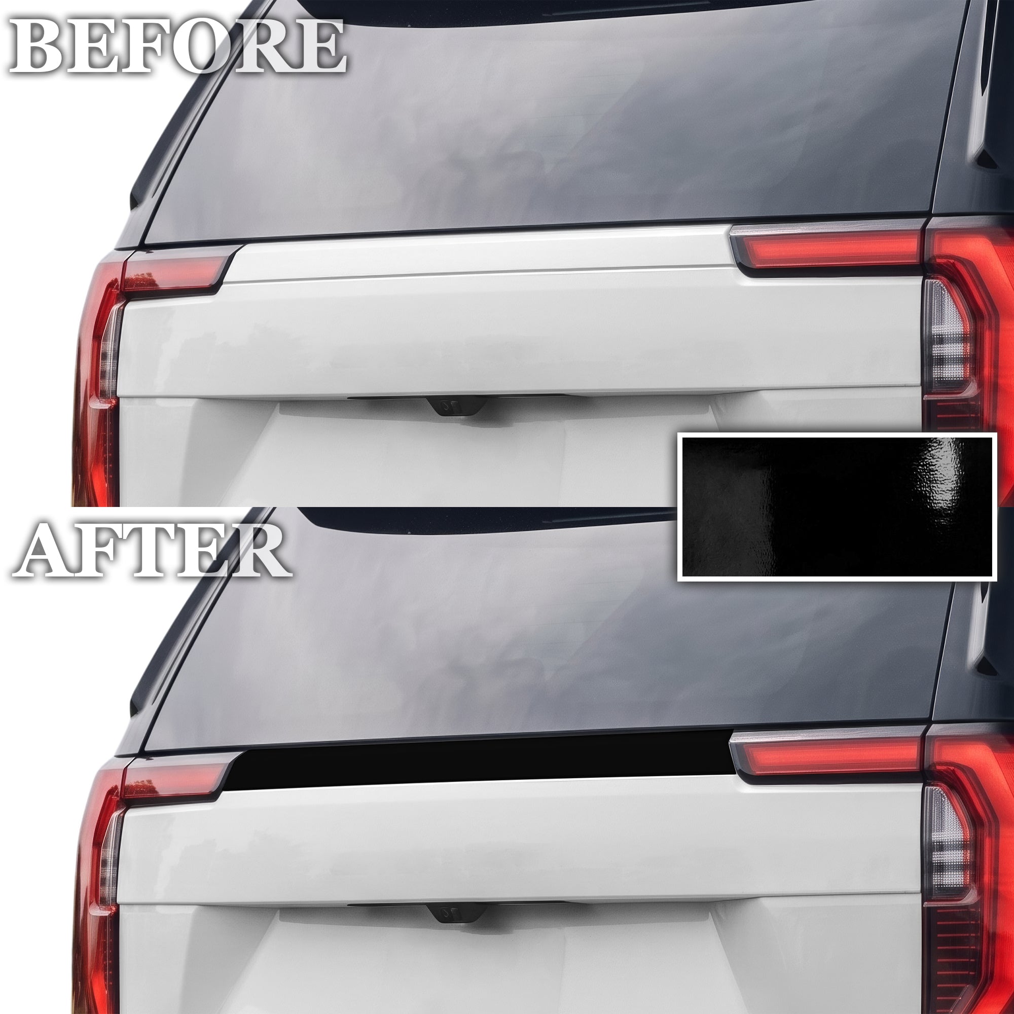 Fits GMC Yukon XL 2025-2026 Vinyl Chrome Delete Grille Blackout Decal Stickers Overlay Film - Bogar Tech Designs