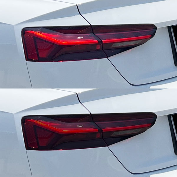 Fits Audi S5 2020-2024 Full Headlight Taillight Precut Smoked PPF Tint Kit Film Overlay  - Bogar Tech Designs