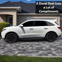 Fits Acura MDX 2014-2020 Animal Leopard Cheetah Cow Window Vinyl Decal Stickers - Bogar Tech Designs